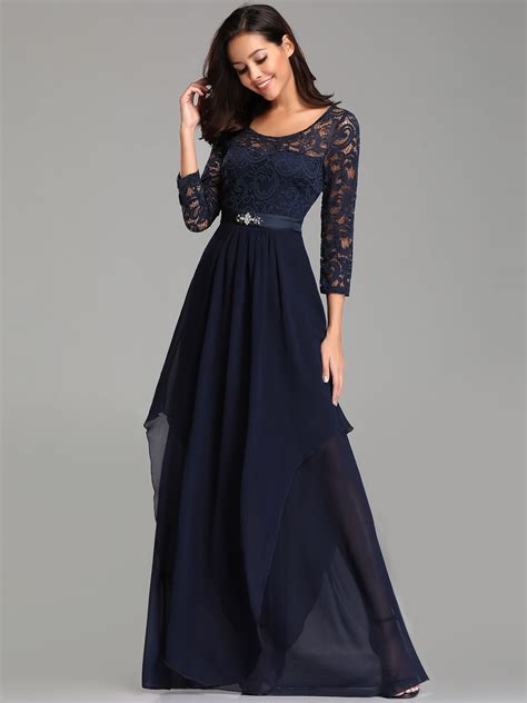 long sleeve formal dresses